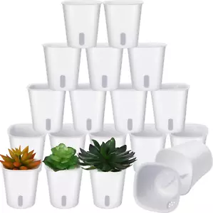20 Pcs 3 Inch Self Watering Pots Self Watering Planters for Indoor Planters Plas - Picture 1 of 12