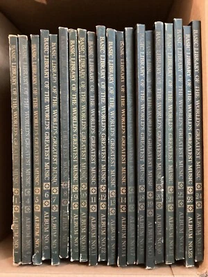 VTG. 33 LPs "Basic Library of the World's Greatest Music. 20 AlbumsPRICE REDUCED - Image 1 of 4