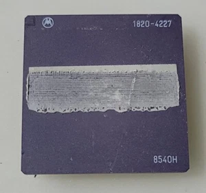 Vintage Rare Motorola 1820-4227 Ceramic Processor Collection or Gold Recovery - Picture 1 of 2