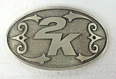 Hebilla de cinturón oficial grabada 2k juegos edición limitada  Foto 1 de 4