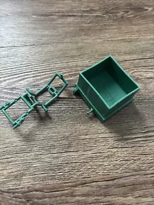 Vintage 1984 GI Joe Zartan's Chameleon Swamp Skier Frame & Bin Parts Lot - R118 - Picture 1 of 4