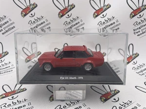 Die Cast " Fiat 131 Abarth - 1976 " + Boîte 2 1/43 Fiat Story - Picture 1 of 2