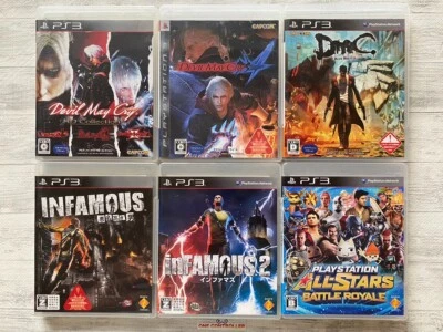 SONY PS3 Devil May Cry HD Collection 4 DMC & inFamous & All Stars Battle Royale - Image 1 of 4