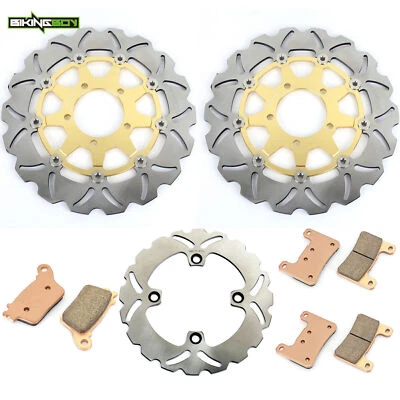 Pastillas rotores de freno delanteros traseros para Kawasaki ZX10R ZX-10R Ninja 1000 2011-2015 14 Foto 1 de 4