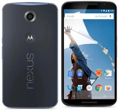 Motorola Nexus 6 XT1103 - 32GB - Midnight Blue (Verizon, Unlocked) Smartphone - Image 1 of 4