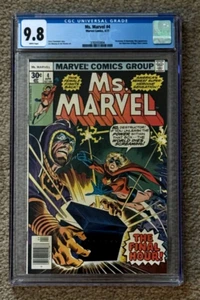 Ms. Marvel 4 CGC 9.8 WPS KEY-  Vs. Destructor & Doomsday Man Marvel 1977 - Picture 1 of 2