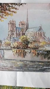Notre Dame Painting - Picture 1 of 4
