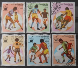 Kap Verde 1982, Mi.458-463, Fußball, Weltmeisterschaft, gestempelt - Imagen 1 de 1