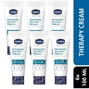 6xVASELINE Extremely Dry Skin Rescue Expert Care Deeply Hydrates & Repair 100ml - Picture 1 of 7