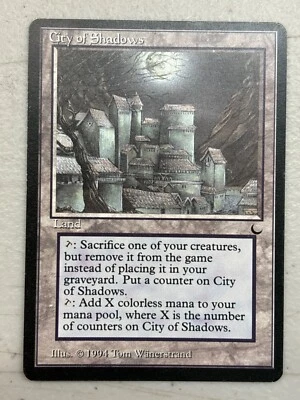 MTG The Dark CITY OF SHADOWS LP (BIN0766) Graded Power - Image 1 of 2