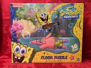 SpongeBob SquarePants 30” X 20” Floor Puzzle 36 Pieces NIB - Picture 1 of 2