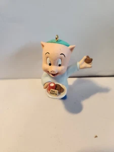 Vintage Hallmark Porky Pig Ornament Looney Tunes - Picture 1 of 7