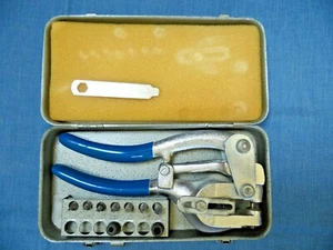 Lustre Line 8500 Power Puncher Metal Hole Punching Kit *MISSING SOME PUNCHES - Picture 1 of 10