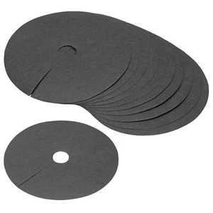 20 Pack Tree Mulch Ring 27cm Nonwoven Tree Protector Mat Plant Cover Black New - Picture 1 of 6