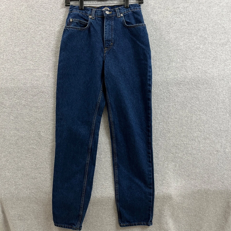 Pantalones de mezclilla Capezio para mujer talla 2R azul lavado oscuro cinco bolsillos Foto 1 de 4