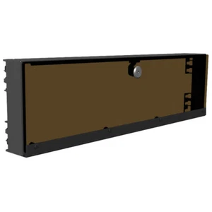 Hammond RMSC1904BK1 Charnière Acrylique Porte Panneau Étui 4U Noir 177 x 483 x - Photo 1/1