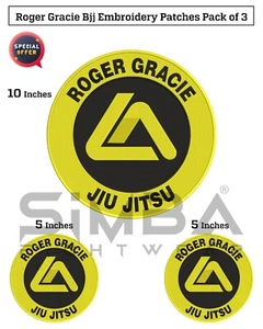 Roger Gracie Embroidery Patches Bjj Gracie Patches Grapplers Martial Arts Patch - Picture 1 of 8