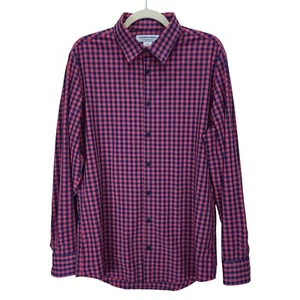 Mizzen+Main Leeward Mens Performance Button Down Shirt Medium Trim Preppy Office - Picture 1 of 6