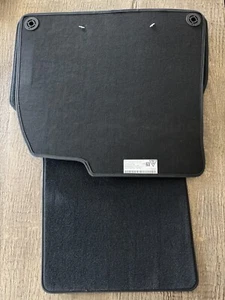 2024- 2025 OEM Porsche Macan Electric Carpeted Floor Mats Set 95C-864-435 Black - Picture 1 of 6