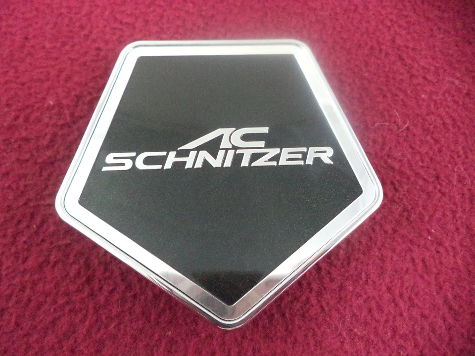 Tapa central de rueda personalizada AC Schnitzer cromada/negro # 3613 10 510 (1 tapa) Foto 1 de 1