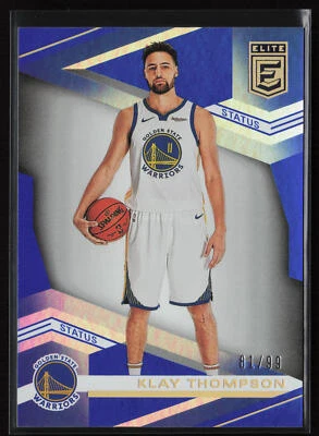 Klay Thompson 2019-20 Donruss Elite #40 Blue Status /99 - Image 1 of 2