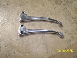 Honda QA50 Clutch & Brake Levers Polished - Picture 1 of 2