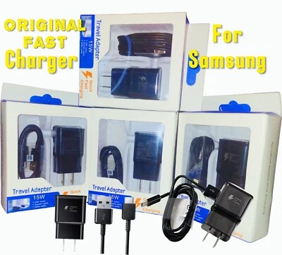 Samsung Charger Original US Plug Wall Adapter with Type C Cable Fast Charging - Image 1 of 4
