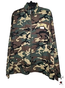 Champion Herren Woodland Camouflage Printed Sideline Jacke Full Zip Gr. L Neu - Bild 1 von 9