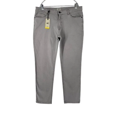 Camel Active Houston Gris Hombre Corte Recto Regular Vaqueros Talla W38 L32 - Imagen 1 de 4