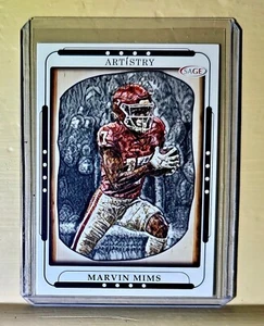 Tarjeta de fútbol americano artístico #90 de Marvin Mims 2023 SAGE NFL - Imagen 1 de 2