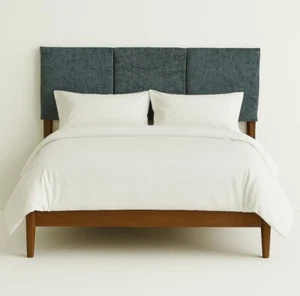 Headboard Alton Chenille Panelled Headboard - 20-Inch - Single, Double, King - Picture 1 of 7