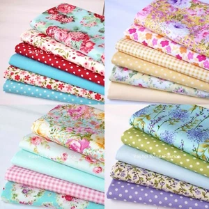 Blumen Fett Viertel Konvolut 100 % Baumwolle Stoff - Rosen Blumen Handwerk, Patchwork - Bild 1 von 21