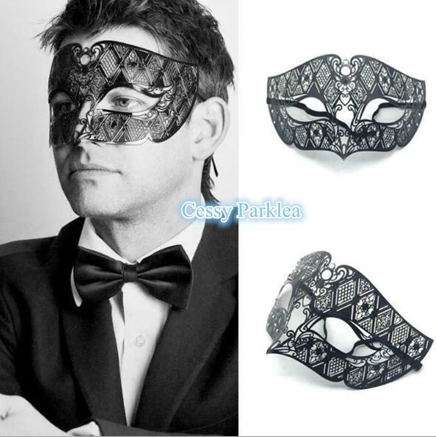 C1-3 MENS MALE Masquerade Eye-Mask Venetian Costume Party Accessories - Image 1 of 3