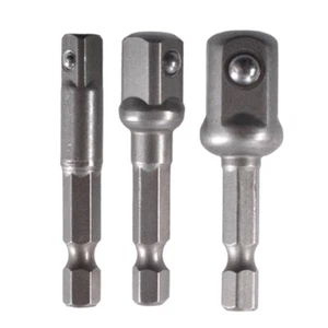3x Socket Adapter 1/4 3/8 1/2 Bits Drive for Extension Socket Wrench Adapter Set - Picture 1 of 7
