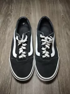 Vans Off The Wall Mujer Negro Zapatos Informales Tenis Talla W6.5 Estilo #500714 - Imagen 1 de 5