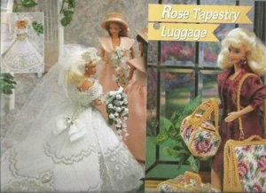 Abito da sposa e arazzo bagaglio per il giorno del matrimonio della bambola alla moda!! - Foto 1 di 3