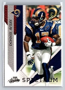 2009 Playoff Absolute Memorabilia #91 Donnie Avery Spectrum Black NM+ - Picture 1 of 2