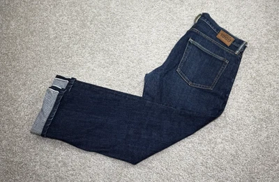 Gap Jeans Japanese Selvedge Men's 32x32 Fits (32x27) Blue Kaihara Denim Skinny - Image 1 of 4