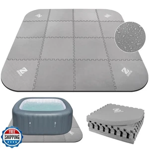 ZOMOFEW 85IN Hot Tub Mat for Inflatable Tub,1/4" Thickness Square-Shaped Hot  - Picture 1 of 5