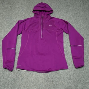 Nike Hoodie Damen Lila S Dri-Fit Running Half Zip Sweatshirt - Bild 1 von 10