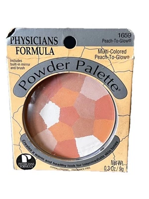 Physicians Formula Powder Palette Multi-Colored 1659 Peach -To-Glow "2005" - Image 1 of 4
