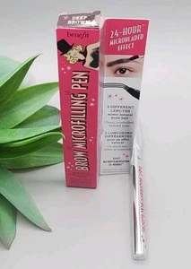Benefit Brow Microfilling Pen Deep Brown Full Size 0.02 oz New In Box Not Sealed - Picture 1 of 8