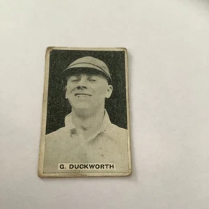 1932 Sweetacres Champion Test Match Records Geo. Duckworth Lancashire E - Bild 1 von 2