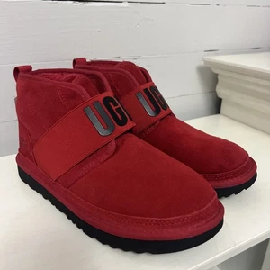 UGG Classic Neumel II ROT Big Kids Gr. 5 1110703K Neu Wildleder Sherpa gefüttert - Bild 1 von 9