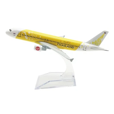 Avión 16Cm Modelo Air Tailandia A320 1:400 Kits de Aviones para Colección Foto 1 de 4