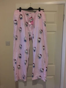 Primark Sanrio hello kitty cotton bottoms pjs pyjamas size 22-24 2XL BNWT - Picture 1 of 9