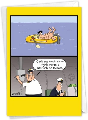 NobleWorks - 1 Cartoon Birthday Greeting Card Funny - Hilarious Multicolored  - Image 1 of 4