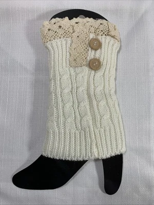 Howard's Boot Calcetín Calentadores de Piernas Botón y Encaje Crudo Nuevo Otoño Festivales Oktoberfest Foto 1 de 4