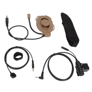 Hd01 Military Headset Unilateral Military Noise Reduction Earpiece With U94 IDM - Zdjęcie 1 z 12