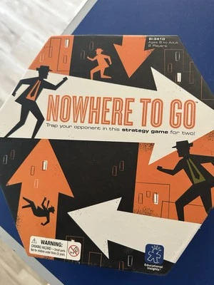 Juego de mesa Educational Insights Nowhere to Go Box EX/NM Foto 1 de 2